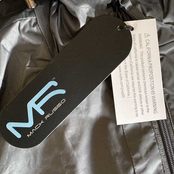Mack Russo Gray Windbreaker New with Tags - Picture 5 of 5
